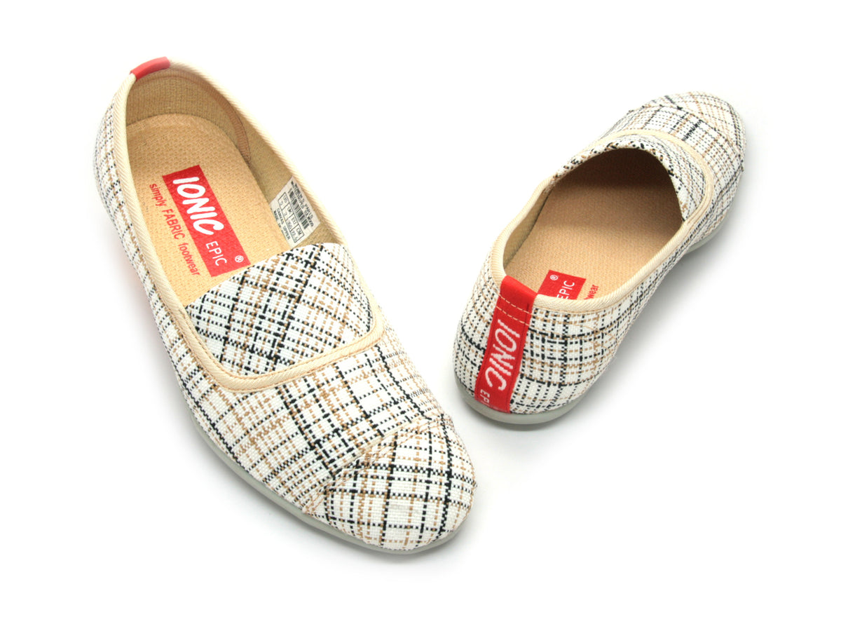 Women&#39;s Paris in White Stripes