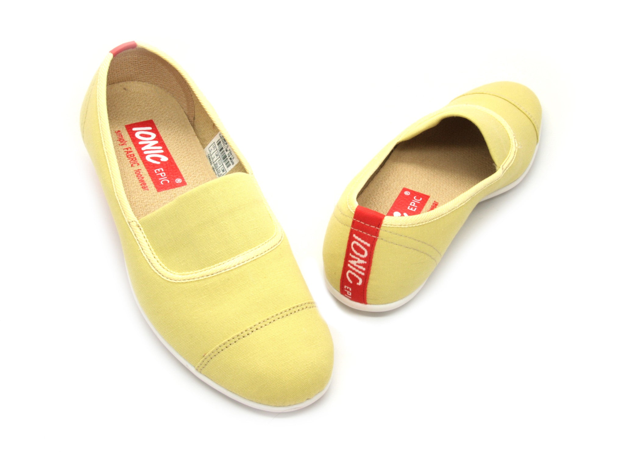 Women's Paris in Earth Yellow - Ionic Epic simply FABRIC footwear